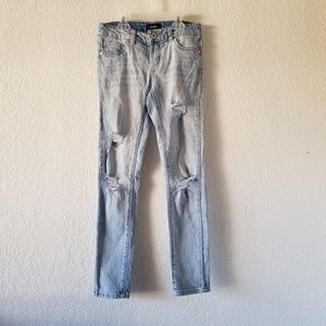 DKNY girls skinny distressed jean size 10